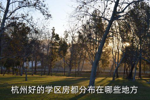 學區房都是在哪個地方，上海學區房最好在哪個區...